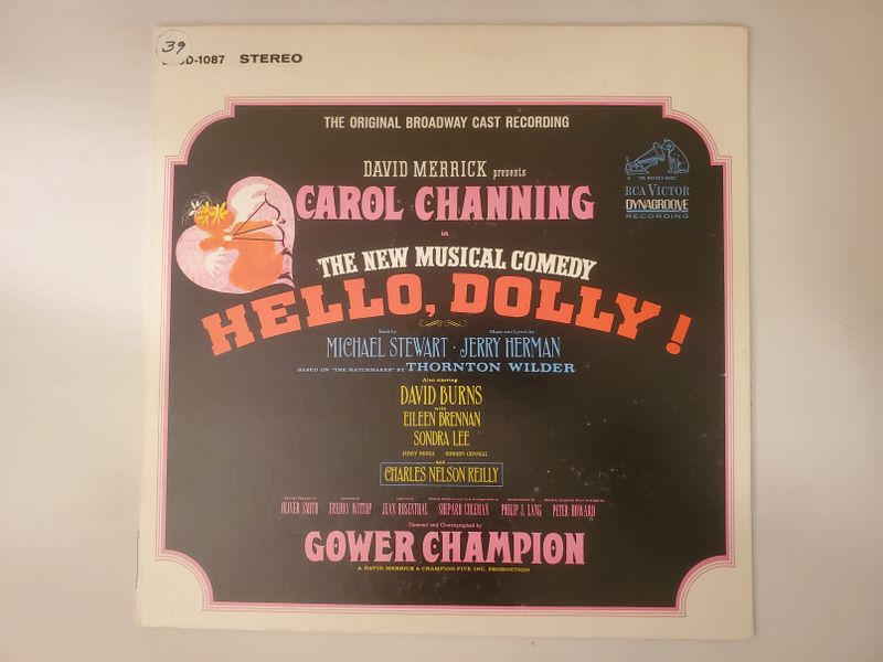 Original Broadway Cast (featuring Carol Channing) Hello, Dolly! (The Original Broadway Cast Recording) vinyl record
